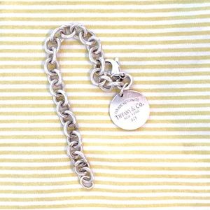 Tiffany & Co. silver charm bracelet